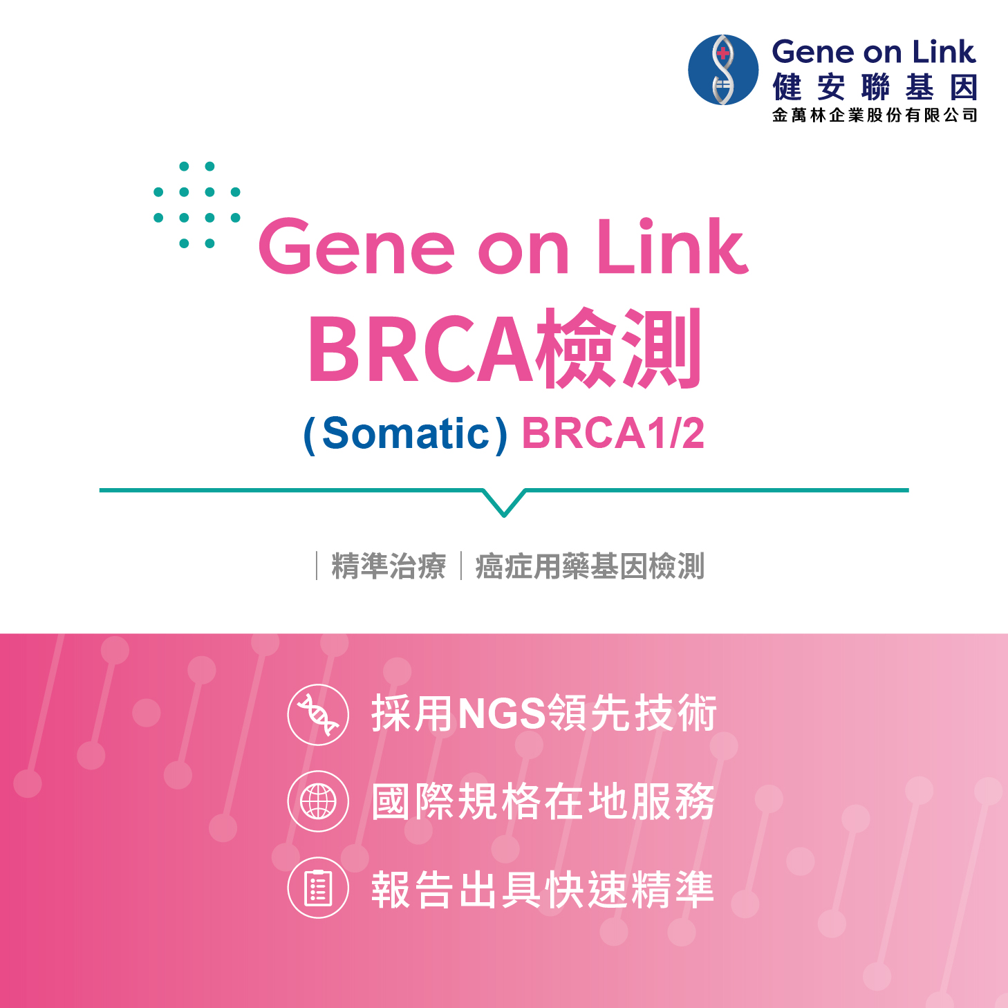  BRCA檢測(Somatic)BRCA1/2