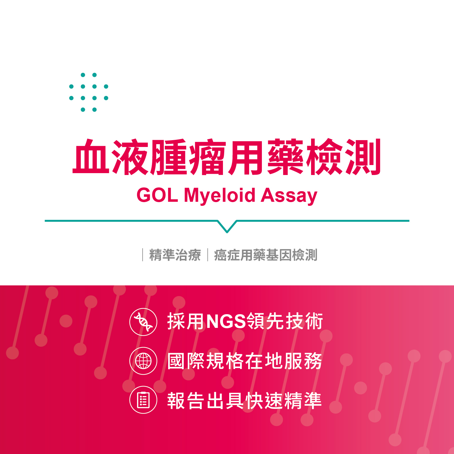 血液腫瘤用藥基因檢測 GOL Myeloid